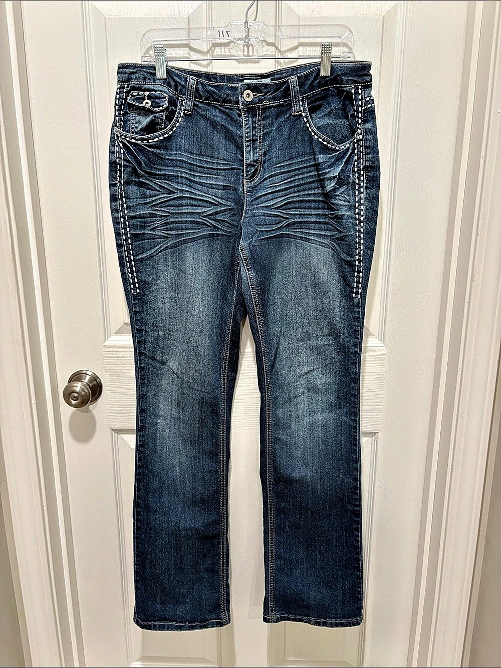 Cato Straight Leg Jeans Blue Waist 12